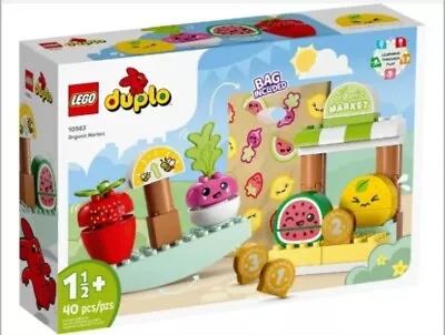 LEGO Duplo Organic Market (10983) Brand New Factory Sealed Kids Fun Building Toy • $29.99