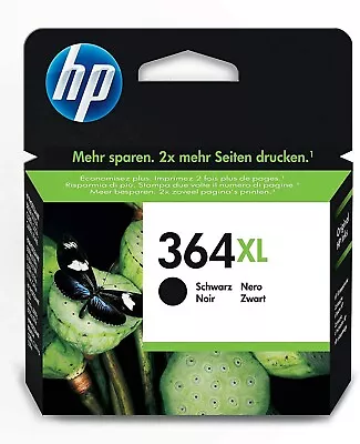 Genuine HP 364XL Black Ink Cartridge CN684EE (VAT Included) - Free P+P/SEALED • £16.95