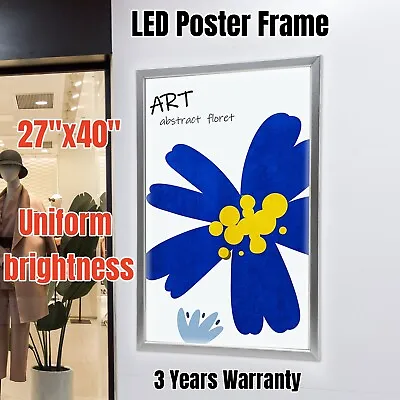 27 X40  LED Light Box Backlit Movie Poster Art Picture Frame Advertising Display • $118.75