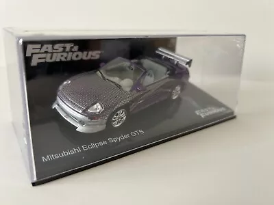 Fast And Furious DeAgostini Mitsubishi Eclipse GTS 1:43 Diecast Model Brand New • $59