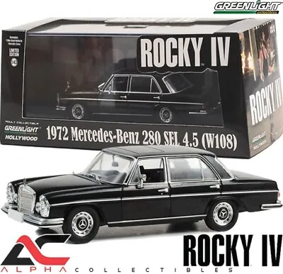 Greenlight 86639 1:43 1972 Mercedes-benz 280 Sel 4.5 (w108) Rocky 4 • $25.95
