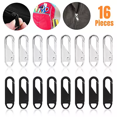 16PCS Zipper Fixer Repair Pull Tap Replacement Kit For Luggages Boots Bags Pants • $9.98