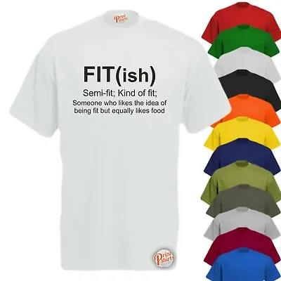 Fit Ish! Mens Funny T-Shirt Slogan Tee Offensive Joke Gift Gym • £11.99