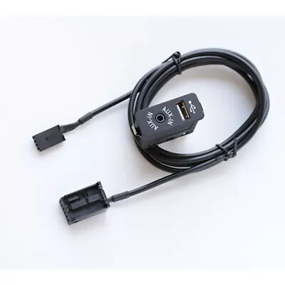 Car Dash Audio 12Pin Cable Adapter AUX USB For BMW E39 E53 X5 Z4 E83 E85 E86 X3 • $20.78