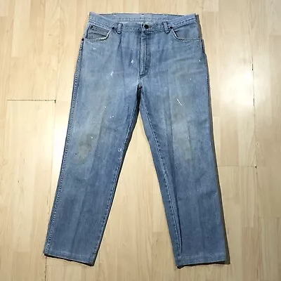 Vtg Wrangler Jeans Mens 36 X 30 Style 85500SW Made USA Denim Pants 80s 90s • $13.91