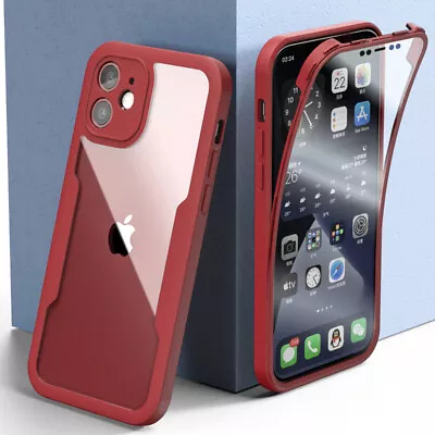$5.99 • Buy 360 Full Body Screen Case For IPhone 14 13 12 11 Pro Max XR X XS Max 7 8 Plus SE