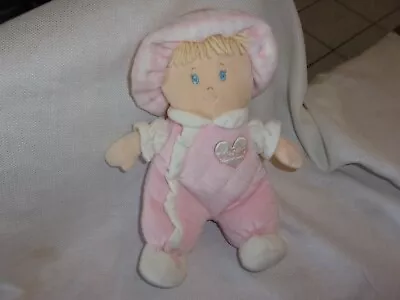 First Impressions Macy's My First Doll Plush Cloth Baby Dolly Pink Blonde 10  • $8.98