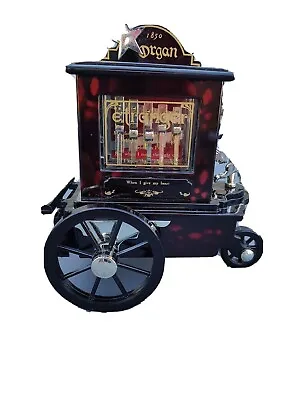 Vintage Wind-up Musical Organ Grinder With Moving Parts And Drawer Kings... • $12.99