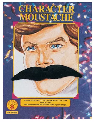 Rubie's Costume Character Moustache Multicolor 50238 One Pack • $6.30