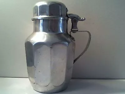 Vintage Hibbard Aluminum Container / Pitcher W / Attached Cover 6  Tall • $7.99