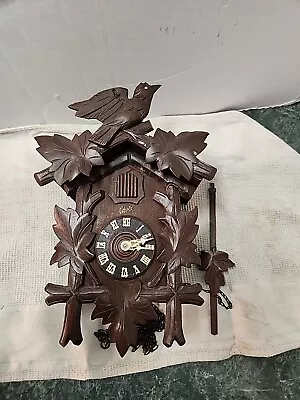 VTG  Schatz Cuckoo Clock 8 Days  Made In Germany. For Parts Or Repair  • $99