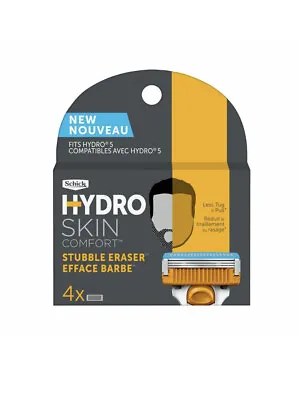 Schick HYDRO Skin Comfort Stubble Eraser Men’s Razor Blade Refills-4 Cartridges • $9.99