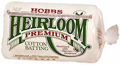 Hobbs Heirloom Premium Cotton Wadding Batting - All Sizes Available • £24.99