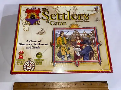 2003 The Settlers Of Catan Game Mayfair Games 483 - NEW Sealed Box Has Creases • $45
