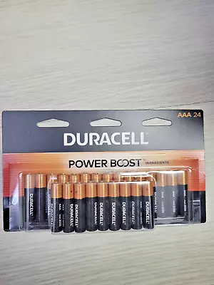 BRAND NEW SEALED Duracell Powerboost Aaa Batteries 24 Pack Free Ship! • $17