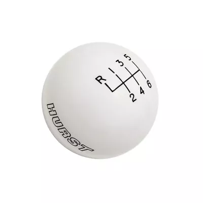 Hurst Gloss White 6 Speed Upper Manual Shifter Ball Knob For 16 - 24 Mustang • $94.75