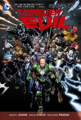 Forever Evil By Geoff Johns (English) Paperback Book • $20.63