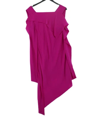 £48.90 • Buy Acne Studios Women's Midi Dress UK 14 Purple 100% Silk A-Line