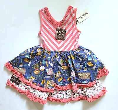 Matilda Jane 4 NWT Choose Your Own Path Work Of Heart Dress LA1-184 • $33.99