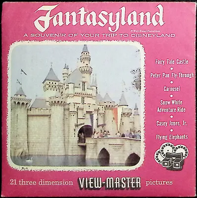 Rare Disneyland Fantasyland D854 A Souvenir Of Your Trip 3d View-Master Packet • $99.99