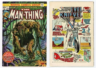 Man-Thing #1 FN- 5.5 1st Solo Series 2nd Howard The Duck Swamp Fear 1974 Marvel • $89.99