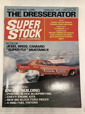 Super Stock Magazine Jesel Bros Camaro Super Fly Mustang February 1975 030215r • $13.42