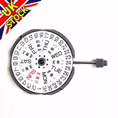 23.65mm Day / Date At 3 Quartz Watch Movement With Battery For Miyota GM02 GM00 • £9.70