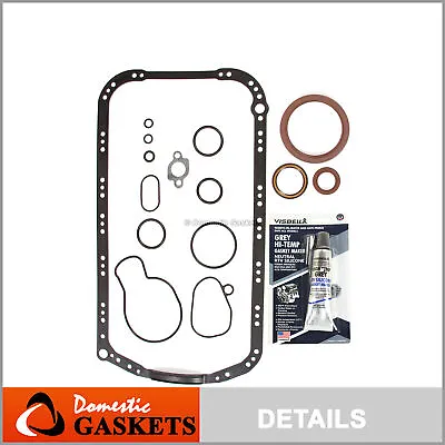 Fits 93-01 Honda Prelude 2.2 92-96 Prelude 2.3 DOHC Lower Gasket Set H22A1 H23A1 • $30.28