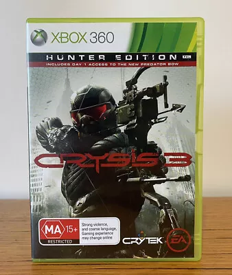 Crysis 3 Xbox 360 Game W/ Inserts PAL EA CRYTEK FPS Microsoft 2013 • $10