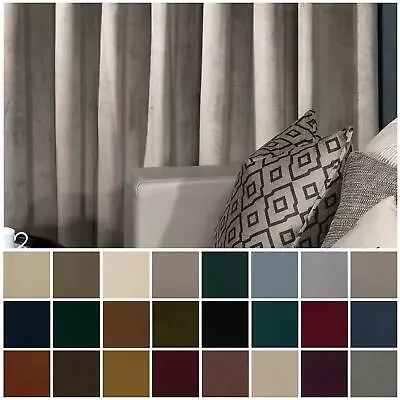 Allure Luxury Blackout Premium Velvet Thermal Backed Curtain Fabric - 25m Roll • £632.02