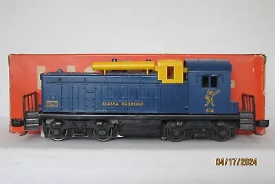 SCARCE VARIATION OF LIONEL'S 614 ALASKA RAILROAD NW2 SWITCHER ; OBs ; INSERTS • $151.50