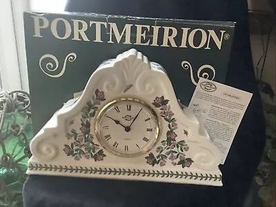 £28 • Buy Portmeirion Botanic Garden Large Mantle Clock With Box