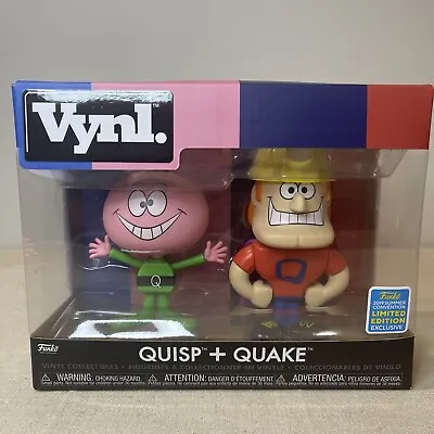 Funko Vynl. QUISP + QUAKE 2019 Summer Con Limited Ed. Excl. In Protector New • $10.89