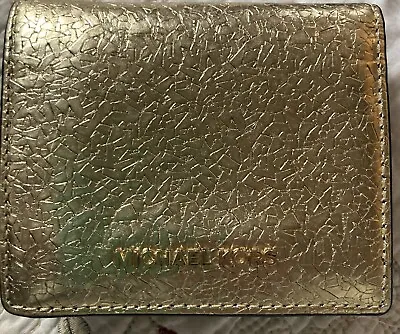 Michael Kors Wallet And Card Holder In Gold • $14