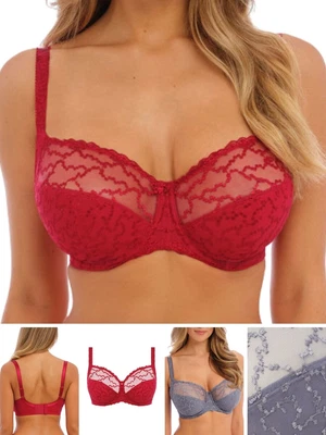 £36.95 • Buy Fantasie Ana Bra Side Support Underwired Full Cup Bras Embroidered Lingerie