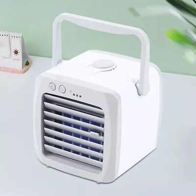 Portable Mini Air Conditioner Humidifier Bedroom Artic Cooler USB Fan Desktop • $13.30