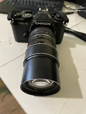 Chinon 35mm Camera Black Old School Film Camera • £19.99