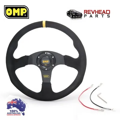 14 INCH 350MM STEERING WHEEL SUEDE LEATHER For NISSAN SKYLINE R32 R33 R34 • $195.69