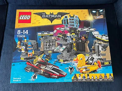 £129.99 • Buy The Lego Batman Movie 70909 Batcave Break-in Rare & Retired Set