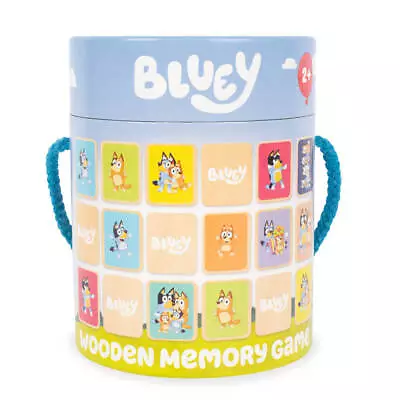 BLUEY - Wooden Memory Game (19 Pieces) Activity Toy Suitable For Ages 2+ • $11.06