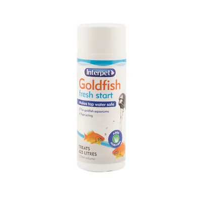 Interpet Goldfish Fresh Start 125ml Aquarium Tap Water Safe Chlorine Remover • £10.19