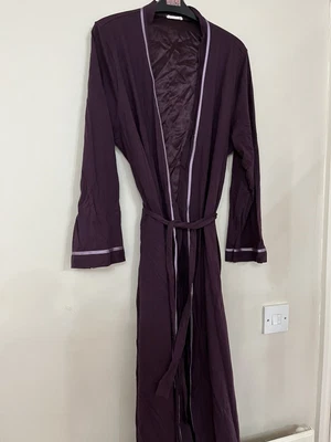 £5 • Buy Per Una Lightweight Dressing Gown - Size 14 - Purple - M&S