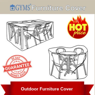 $31.82 • Buy Waterproof Outdoor Heavy Duty Furniture Cover Garden Patio Rain Table Protector