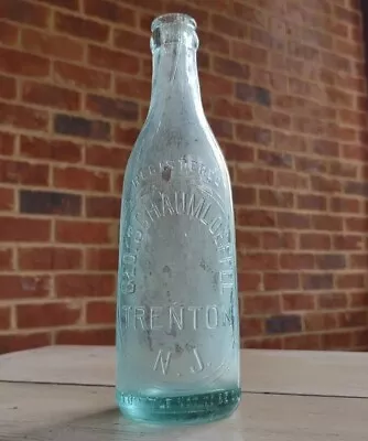 Antique GEO. George SCHAUMLOEFFEL TRENTON New Jersey NJ Soda BEER BOTTLE PRE-PRO • $39.95