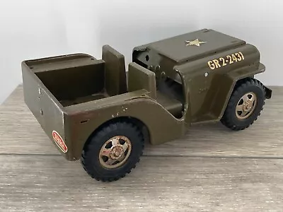 Vintage Tonka Army Military Universal Jeep GR2 2431 Steel Toy Model 251 1960s • $22.49