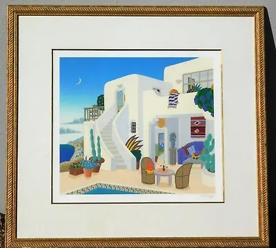 Thomas McKnight Original Pencil Signed Limited Edition Serigraph 1993.  Malibu  • $975