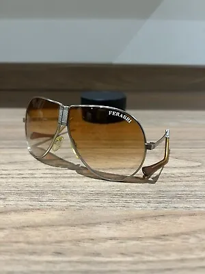 £26.90 • Buy Ferarri Foldable Sunglasses W/Case - Vintage 60s/70s