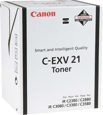 Genuine Canon C-EXV21 Black For C2380 2880 3080 3380 3580 C-EXV21B Open Box VAT • £15.11