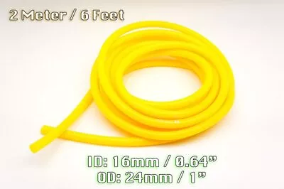 2 Metre Yellow Silicone Vacuum Hose Air Engine Bay Dress Up 16mm Fit Mustang • $23.99