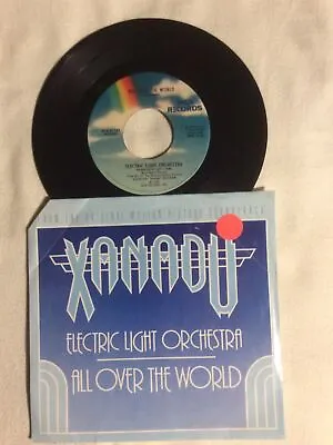 ELO 7  Vinyl 45 All Over The World RARE Drum Dream 1980 MCA LP Xanadu Jeff Lynne • $14.99